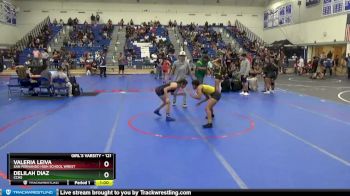 121 lbs Cons. Round 3 - Valeria Leiva, San Fernando High School Wrest vs Delilah Diaz, Cchs