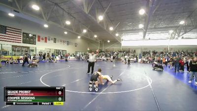 92 lbs Cons. Round 3 - Cooper Sessions, Wyoming Underground vs Quade Probst, Wasatch Wrestling Club