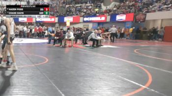 A - 110 lbs Champ. Round 1 - Chase Davis, Corvallis vs Hazen Foss, Sidney / Fairview