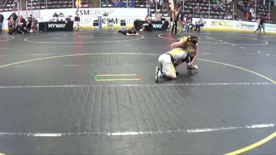 85 lbs Quarterfinal - Hudson Foster, Hamilton Hawkeye WC vs Max Fox, Algonac Mat Rats