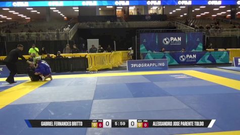 Alessandro Jose Parente Toldo vs Gabriel Fernandes Britto 2025 Pan Jiu Jitsu IBJJF Championship
