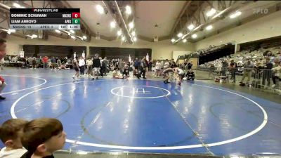 93 lbs Rr Rnd 8 - Dominic Schuman, Mat Assassins Black vs LIAM Arroyo, Apex MS