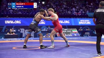 97 kg 1/4 Final - Felix Baldauf, Norway vs Mohammadhadi Abdollah Saravi, Iran