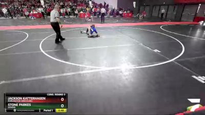 70 lbs Cons. Round 3 - Stone Parkes, Athens vs Jackson Katterhagen, Burlington Wrestling