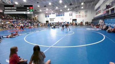 138 lbs Quarterfinal - Kendon Rodin, Centennial Middle School vs Weston Ottem, Douglas Middle School