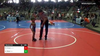 40 lbs Prelims - Hunter Crow, Berryhill Wrestling vs Dayton Rice, Piedmont