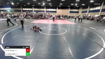 54 lbs Round Of 16 - Noah Martin-Torres, No Mercy WC vs Uriah Ostermiller, Pioneer Grappling Academy