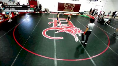 100 lbs Round 5 - Layla Rose Rebullar, Gahr High School vs Lanai Garcia, Gahr High School