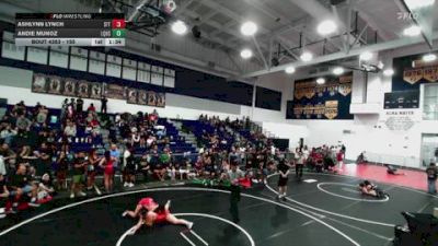 155 lbs 1st Place Match - Andie Munoz, La Quinta High School vs Ashlynn Lynch, Unattached