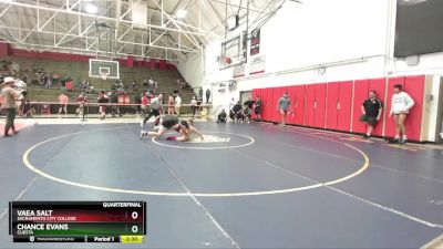 197 lbs Quarterfinal - Chance Evans, Cuesta vs Vaea Salt, Sacramento City College