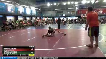 95 lbs Round 5 (8 Team) - Samson Dobbs, Assassins WC Black vs Gavin Samons, Well Trained
