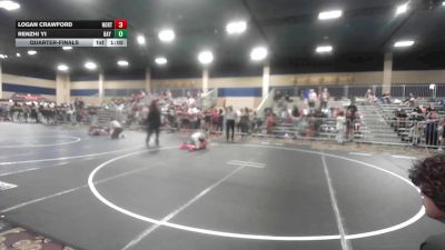 78 lbs Quarterfinal - Logan Crawford, Northwest Elite vs Renzhi Yi, Bay Area Dragons WC
