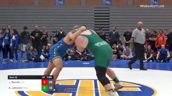 287 lbs Semifinal - Jeremy Bernal, Clovis vs Andrew Johnson, Poway