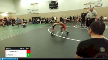 53-54 lbs Round 2 - Leonidas Propeack, FordDynastyWrestlingClub vs Colton Palmer, Ascend Wrestling Academy