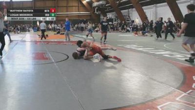 135 lbs Semifinal - Matthew Batista, Metro Elite RTC vs Logan Medeiros, Iron Faith