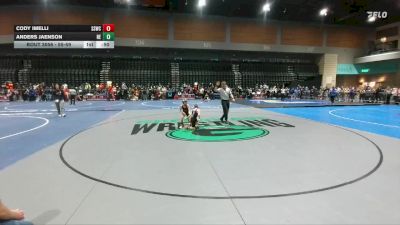 55-59 lbs Round 1 - Cody Imelli, Spanish Springs Wrestling Club vs Anders Jaenson, Nevada Elite