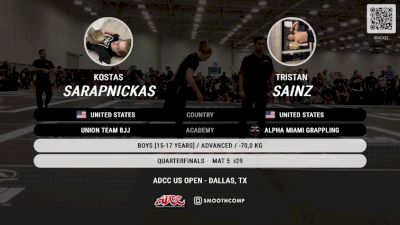 Kostas Sarapnickas vs Tristan Sainz 2024 ADCC Dallas Open at the USA Fit Games