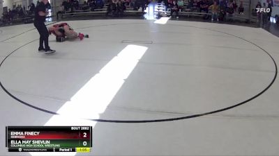 173 lbs Round 3 - Emma Finecy, Nebraska vs Ella May Shevlin, Columbus High School Wrestling