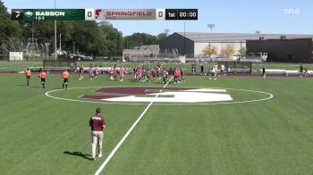 Replay: Babson vs Springfield | Sep 20 @ 1 PM