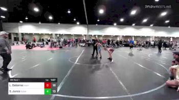 76 lbs Rr Rnd 1 - Levi Osborne, Panhandle Allstarts: The Juggernauts vs Samuel Junco, Team Alpha Miami