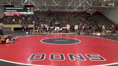 149 lbs Semifinal - Adam Duong, Rio Hondo College vs Nicholas Rodriguez, Palomar College