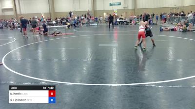 70 lbs Rr Rnd 3 - Aeson Kerth, Elevate vs Samson Lipscomb, Beebe Trained