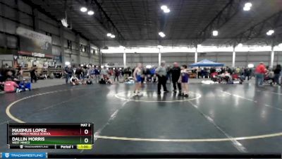 80 lbs Cons. Round 3 - Dallin Morris, West Minico vs Maximus Lopez, East Minico Middle School