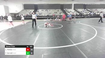 89 lbs Quarterfinal - Landon Pallies, Kingsway 7th & 8th vs Finbar Gornell, Red Nose WC