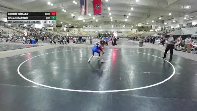 132 lbs 2nd Wrestleback (8 Team) - Byron Whaley, Knoxville Halls High School vs Nolan Barton, Nolensville High School