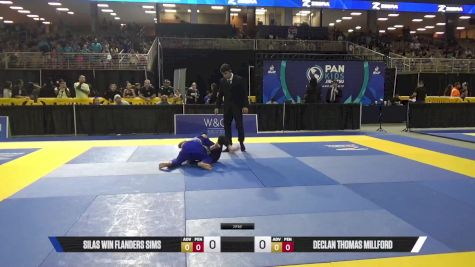 Declan Thomas Millford vs Silas Win Flanders Sims 2025 Pan Kids Jiu-Jitsu IBJJF Championship