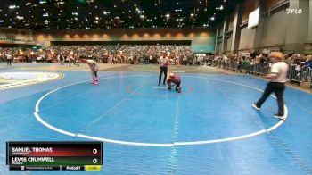 165 lbs Cons. Round 6 - Lewis Crumwell, Modoc vs Samuel Thomas, University