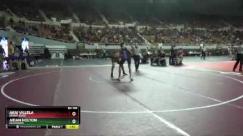 D1-144 lbs Semifinal - Aidan Holton, Millennium vs Akai Villela, Desert Ridge