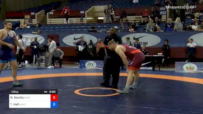 125 kg Consolation - Nick Nevills, Nittany Lion Wrestling Club vs Tanner Hall, Sunkist Kids Wrestling Club