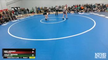 155 lbs Champ. Round 1 - Iree Hershey, Torrington vs Hailey Brower, Thunder Basin