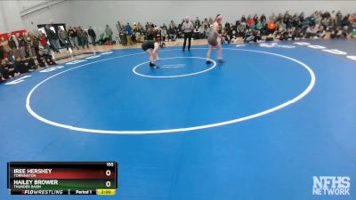 155 lbs Champ. Round 1 - Iree Hershey, Torrington vs Hailey Brower, Thunder Basin