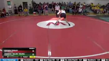 160 lbs Round 1 - Andrew `talan` Young, Cherokee County vs Hayden Tooley, East Limestone