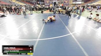 112 lbs Quarterfinal - Janiah Slaughter, Illinois vs Angel Robles, Clarksville High School Wrestling