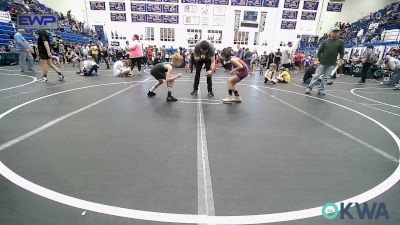 67 lbs Round Of 16 - Cato Varela, Chickasha Youth Wrestling vs Daxton Andrews, Madill Takedown