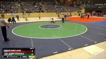 126 lbs Semifinal - Thea Bober-McDonald, Fort Campbell vs Natalie Saint Louis, Valley