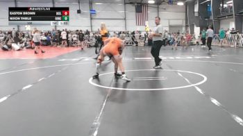 100 lbs Round 4 - 2:15pm Saturday - Easton Brown, Oklahoma Elite vs Nixon Thiele, Rough House W.C., CA