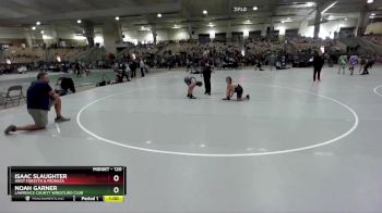 120 lbs Round 2 - Noah Garner, Lawrence County Wrestling Club vs Isaac Slaughter, West Forsyth & Pedraza