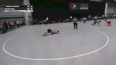 150 lbs Cons. Rd Of 32 - Kieran Akerson, AMDG Wrestling Academy vs Grant Maas, UWC