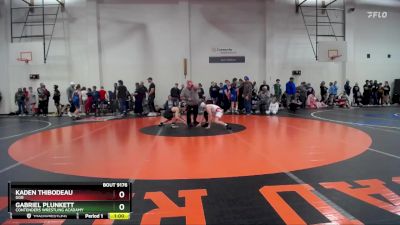 106 lbs Cons. Round 3 - Gabriel Plunkett, Contenders Wrestling Acadamy vs Kaden Thibodeau, GGB