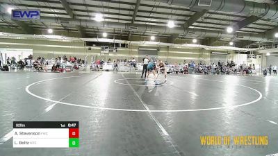 92 lbs Consi Of 16 #2 - Armani Stevenson, Fergus Wrestling Club vs Laetyn Boltz, WTC