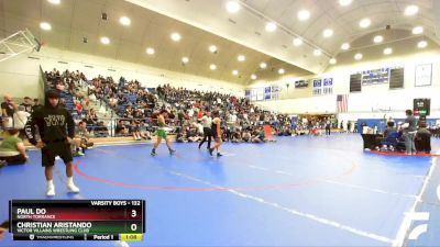 132 lbs Cons. Round 2 - Paul Do, North Torrance vs Christian Aristando, Victor Villains Wrestling Club