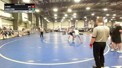 182 lbs Rr Rnd 2 - LJ Diaz, Team Gotcha vs Hines Ford, Team 922