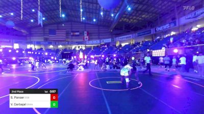 2nd Place - Shaelani Panser, 208 Badgers vs Victoria Carbajal, Grand Island Legacy Girls WC