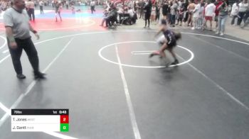 78 lbs Final - Taysen Jones, Western Slope Elite vs James Gantt, Pueblo Duran