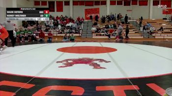 215 lbs Finals (2 Team) - Korey Weltmer, Smith Center HS vs Wade Deters, Onaga HS