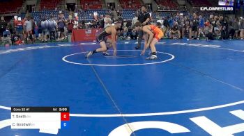 138 lbs Cons 32 #1 - Tim Smith, Ohio vs Cody Goodwin, Indiana